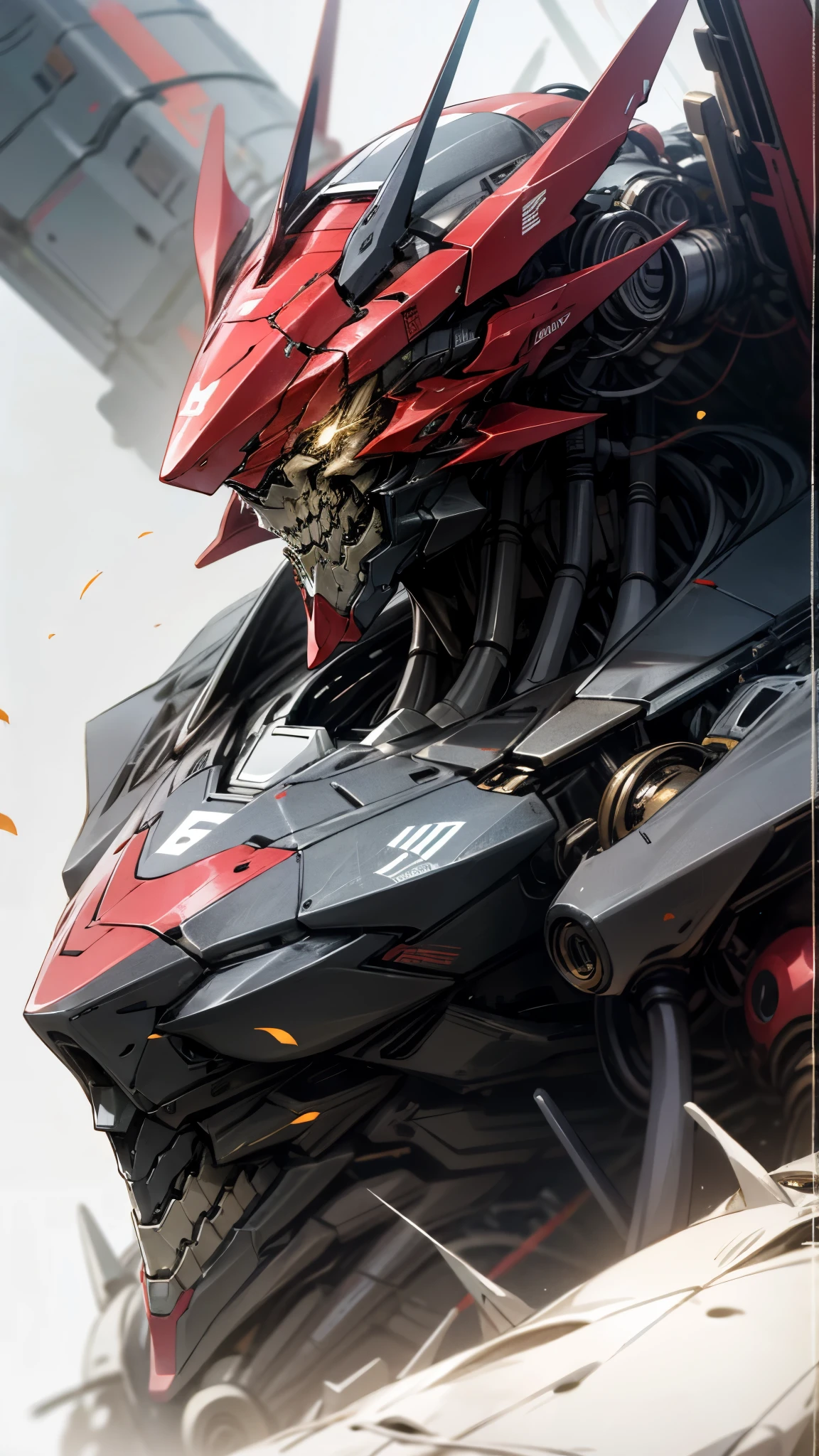 skeleton, mecha,