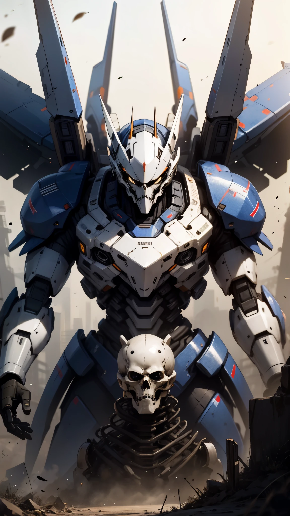 skeleton, mecha,