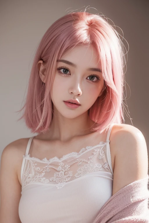 ((masterpiece, high quality, best quality)),Beautiful girl college student,,UHD, retina, masterpiece, ccurate, anatomically correct, textured skin, super detail, high details, high quality, award winning, best quality, highres, HD, 4K,(aesthetic:1.2,professional illustrasion:1.1,ultra detail:1.3,perfect lighting),extremely detailed,highest detailed,incredibly absurdres,highres,ultra detailed,intricate:1.6, cute pos,short shirt,pink hair