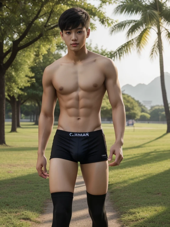 teenagers , young , light-skin , wearing an dark black sexy underwear, tmasterpiece,k hd,the feet,black long socks,The barefoot , black colour , handsome and cute , extreme cute boy , white skin , dark black underwear boxers shorts , extremely tall and cute boy ,oppa model , handsome model , full body , dark black boxers underwears short shorts , black socks , white light-skin , Chinese model , young boy , white skin , handsome and extremely cute , black boxers underwear shorts , long black socks , handsome model , at the park , jogging , model oppa , long legs , jogging , running , high knee black socks ,black long socks , stand up , extremely tall , extremely high , black underwears , black sports underwear , long black socks , clean and white legs , Chinese model , extremely long legs , clean and white thigh , heavy bulge , kid face , baby face , wearing jacket , black underwears boxers , light and white skin , Chinese model , strike a pose , sexy pose , horny boy , high knee black socks , long black socks