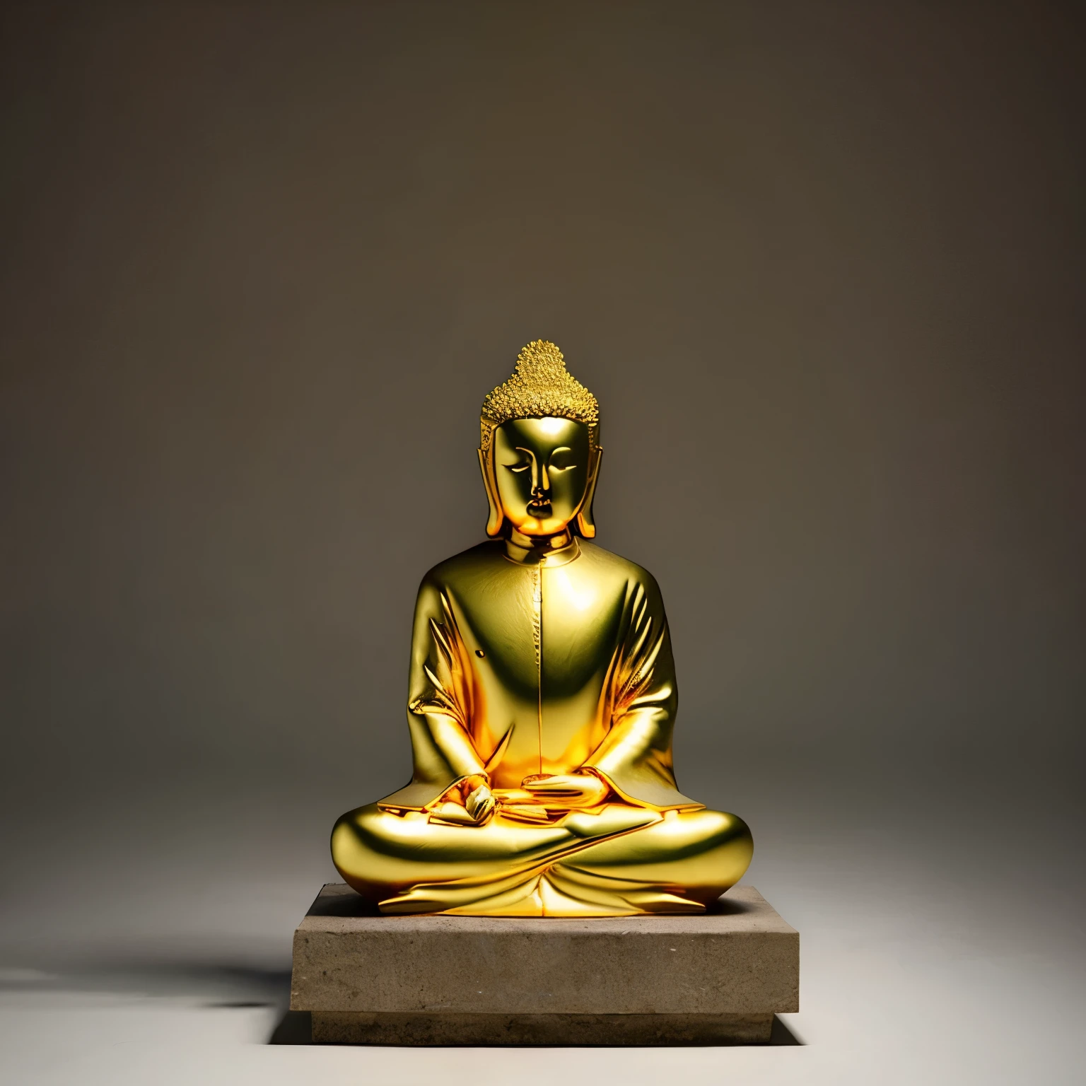golden jizo statue