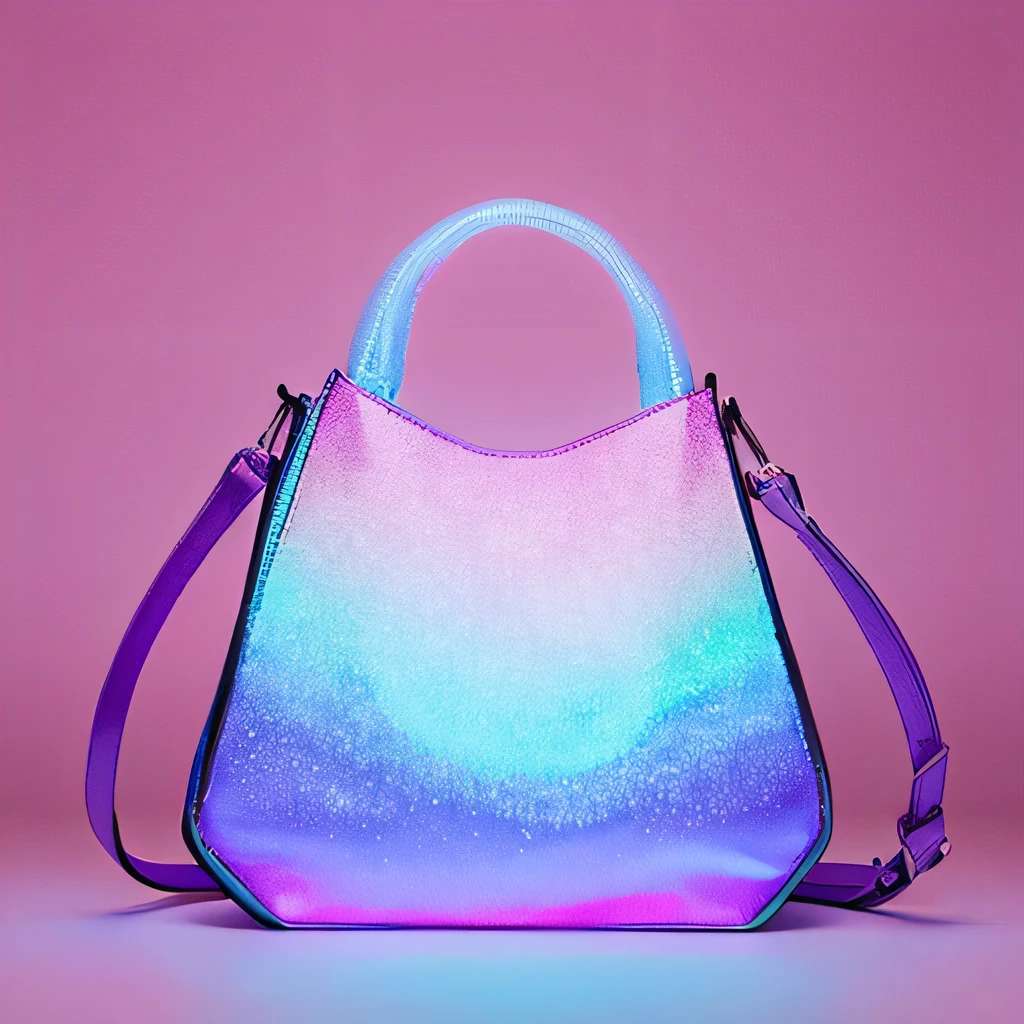 bag of the near future　pink　light blue　purple
