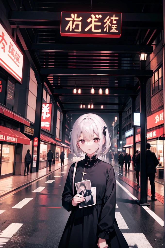 Chaotic streets,No one cares about other people's lives,All just for myself。