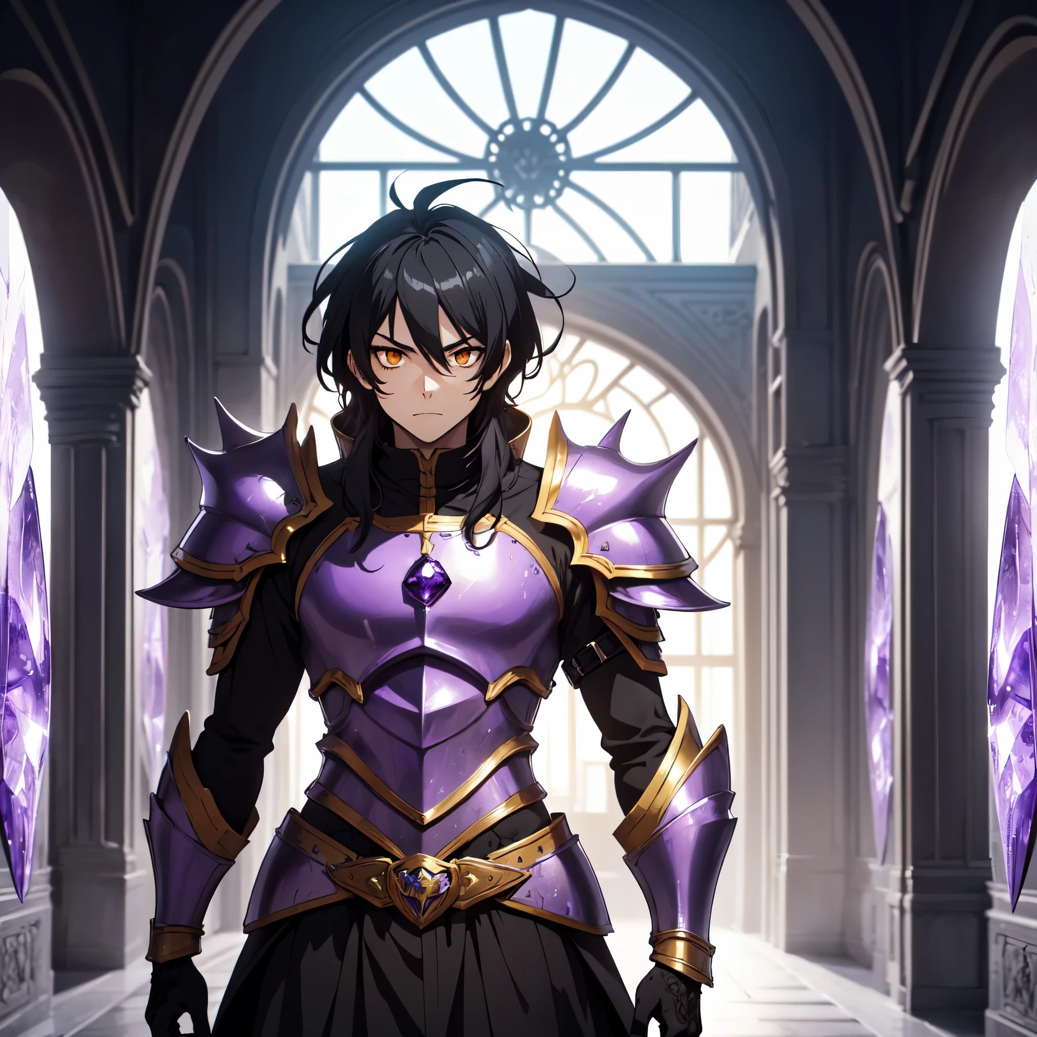 128K Ultra High Definition,
128K Ultra High Quality,
128K Ultra High Resolution,
Best Definition,
Best Quality,
Best Resolution,
Perfectly Detailed,
Perfectly Designed,
Extremely Detailed,
Extremely Designed,
Hyper Detailed,
Hyper Definition,
Hyper Quality,
Hyper Resolution,
Masterpiece,
(((Anime))),
Body Shot,
(((Boy))),
Handsome,
Muscular Body,
(((Black Mid Hair))),
(((Orange Eyes))),
(((Hyper Detailed & Perfectly Designed With Ultra High Quality Amethyst Warlord Armor))),
(((Inside Of Medieval Royal Palace Background Scenery))),