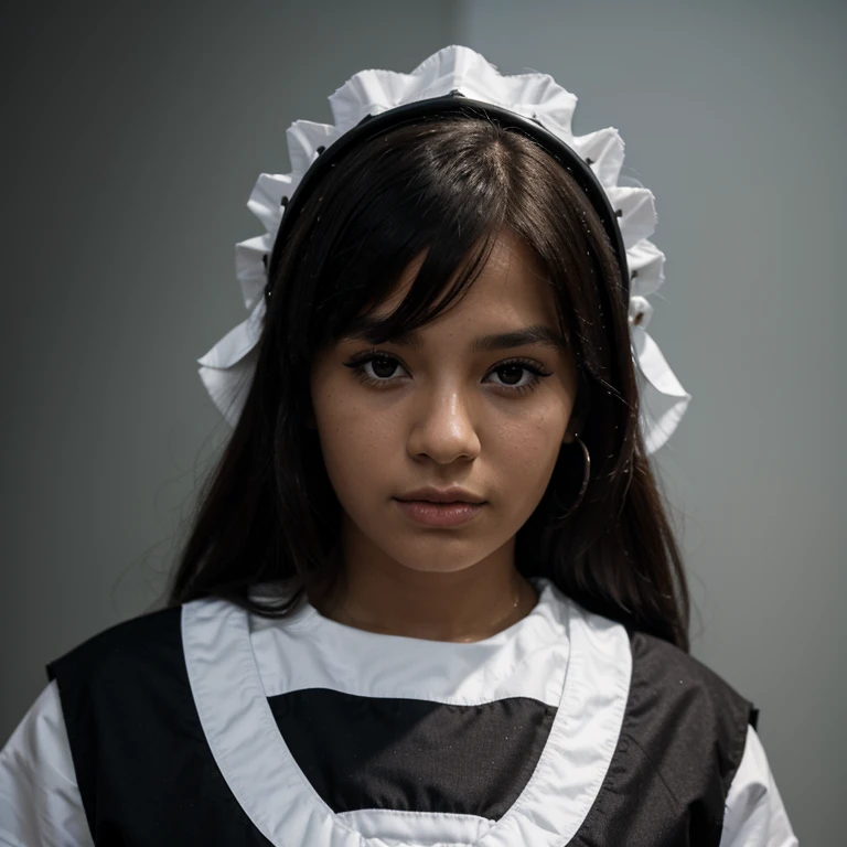 black and white photography, de perfil, estilo de Ansel Adams , de perfil, fondo ?????, Toma de cuerpo completo, toma de Plano Americano, indigenous Mexican girl, age five years, Mirando a la derecha, wearing indigenous mexican clothing, wears a transparent plastic helmet, fondo ?????, High Definition , high resolution, 8k, obra maestra.