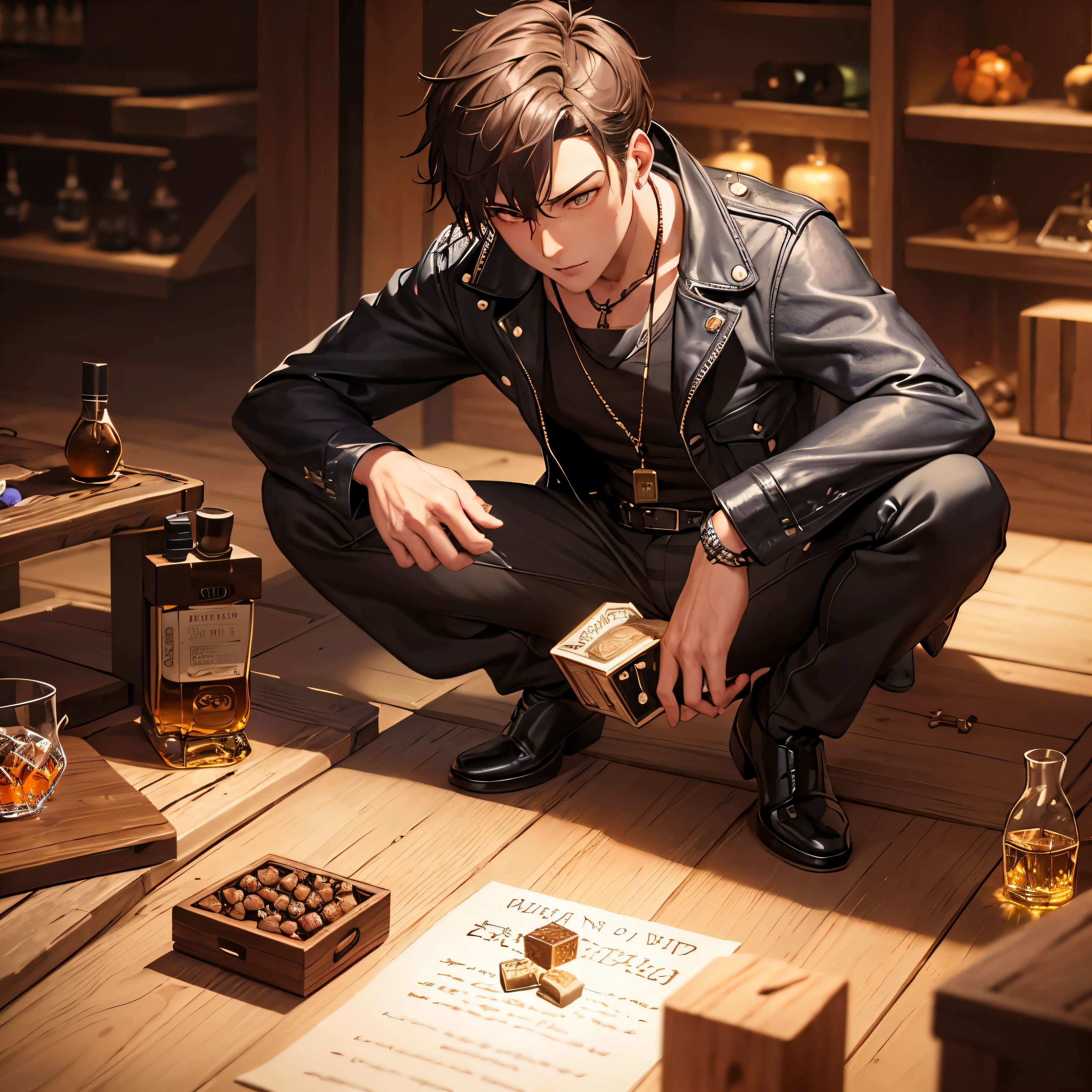 whiskey dice key