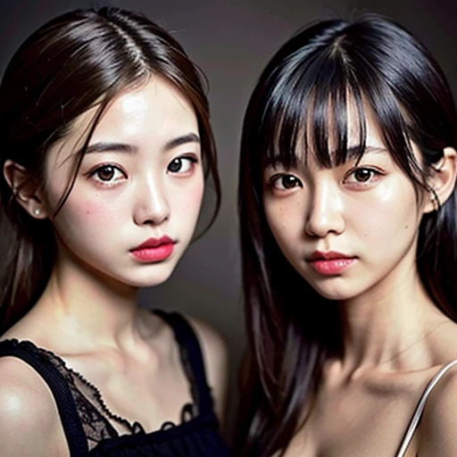 (((32k,High detail,High definition、masterpiece,Attention to detail,Esbian all over,solo))),RAW Photos & Realistic atmosphere,Beautiful dark blue eyes,Mouth details,Glossy Lips,Fine eyebrows,With soft white skin that shines in every detail、Detailed eyes、Blue Eyes,Very beautiful eyes,Detailed lips、Very beautiful face,Very well-formed face、A vivid face,Beautiful, shining lips, Realistic Young Gravure Idol, Very beautiful school girl, , 若くてSexyグラビアアイドル, Young Gravure Idol, Beautiful and cute adult16 years old ,My whole body is wet,Dripping,Blushing,Very beautiful, Sexy and classy16 years oldの女の子,Medium-long brown shiny hair,Wet hair,Dripping水,Dripping,(Looking into the camera:1.4),(darkness,Very dark,Use a flashlight to illuminate an object in a dark classroom:1.7),(Sexy,Healthy and toned body,High Detail High Vision High Vision Japan HDTV Black HDTV High Vision Black High Vision Black High Vision High Vision Black High Vision High Vision Uniform,well-shaped chest of medium size,,,Mature Body, I'm so anxious I feel like crying,Watery eyes,Cold Smile,Glare,Glare顔も美しい,High Resolution Arm,,High Resolution Finger,:1.5),(The chest of the uniform is open,Wearing a classy uniform in black and red、黒のパンストとSexy脚を身につけて、She is standing upright, shyly lifting her skirt.:1.7)