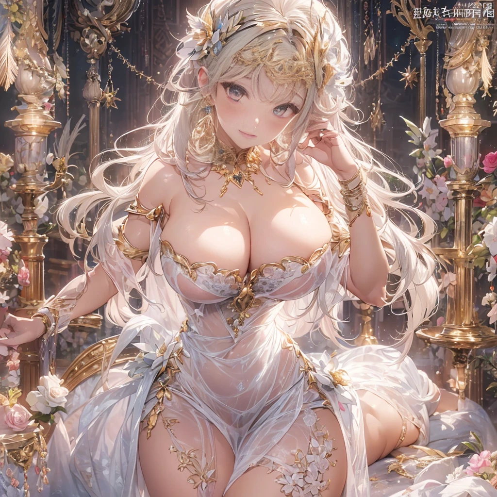 mature woman、sensual curves、huge breasts、thighs、bubble、お尻のmasterpiece, 最high quality, Super detailed, full body shot, mature woman, beautiful mature woman, nightgown and underwear, enchanting smile, thick lips, Chubby lips, blush, looking at the viewer, provocative expression, beautiful髪型, cleavage, Plump、curvy hips、attractive face、sexy lingerie 、an inviting gaze、Expression of emotions、Lewd underwear、(((erotic see-through lingerie set)))、Standing position、gorgeous accessories 、big breastsの女性, bare shoulders, golden hair, colored feather, metal ornaments, colored flowers, particle, light, (masterpiece, 最high quality, 最high quality, official art, beautiful and aesthetic:1.2), (1 girl:1.3), very detailed,(fractal art:1.1),(colorful:1.1)<(flowers:1.3),most detailed,(zentangle:1.2), (dynamic pose), (abstract background:1.3), (shiny skin), (lots of colors :1.4), ,(earrings:1.4), (feather:1.4),masterpiece, 最high quality, Super detailed, 30~40 years, full body shot, beautiful 、various hairstyles,gold headband,plump breasts,beautiful butt,greek clothing,Tulle covers the breasts,perfectly proportioned, detailed clothing details,marble,god statue,cinematic lighting, film grain, Fuji color, 8K, masterpiece, Super detailed, high detail, high quality, High resolution, 、(((erotic see-through lingerie set)))、gorgeous accessories、raise your butt, from below, (((NSFW:1.2)))、exposed chest、Openwork decoration,(((see through dress)))、(((anatomically correct body))) , 最high quality, Super detailed, (((Lewd underwear)))、raise your butt, from below, (NSFW: 1.4)、exposed chest、(((Healing face)))、Openwork decoration,(((R-18)))、Hakari、Whirlpool、thighs, big breasts, Are standing, cowboy shot, blush, 1 girl, (masterpiece:1.3), (High resolution), (8K), (very detailed), perfect face, Nice eyes and face, (((最high quality))), (Super detailed), detailed face and eyes, (alone), High resolution、beautiful目,(((sexy pose)))、(((big breasts)))、((beautiful eyes))、luxury、(((超High resolution)))、(((detailed description)))、(((chubby body shape)))、(((Body parts that match the anatomy)))、beautiful長いまつ毛、Balanced body shape、2Book Arm、2 legs、Legs and arms of just the right size、Fishnet tights、glamorous