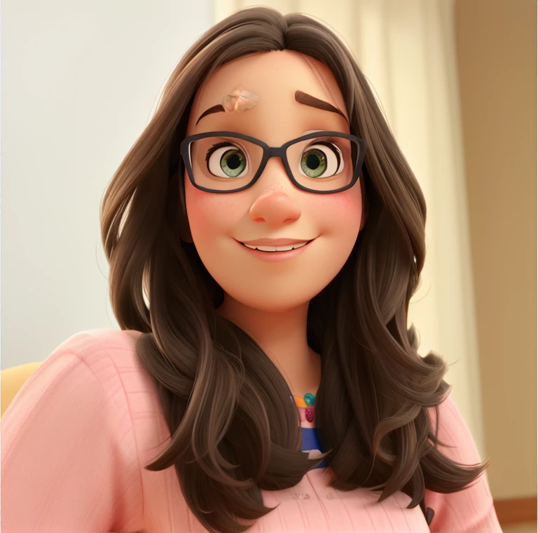 Uma mulher estilo pixar, alta qualidade, melhor qualidade