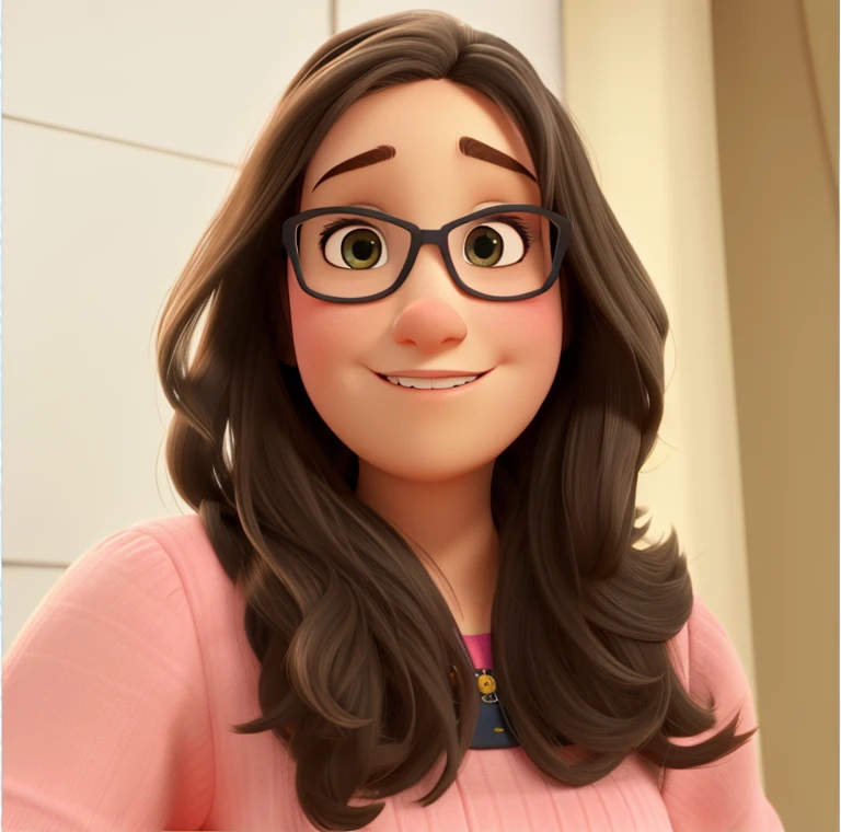 Uma mulher estilo pixar, alta qualidade, melhor qualidade