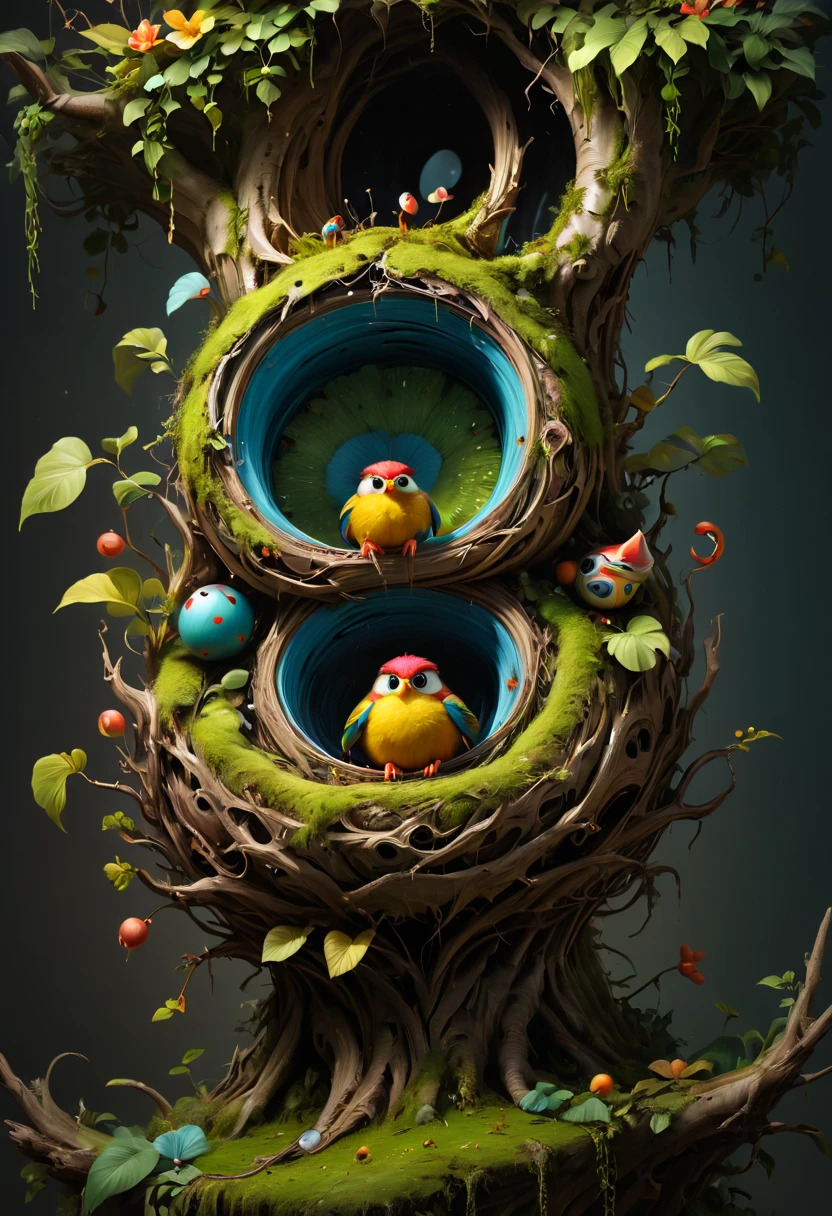 Nest, by Robbie Devi Antonio, best quality, masterpiece, 8k