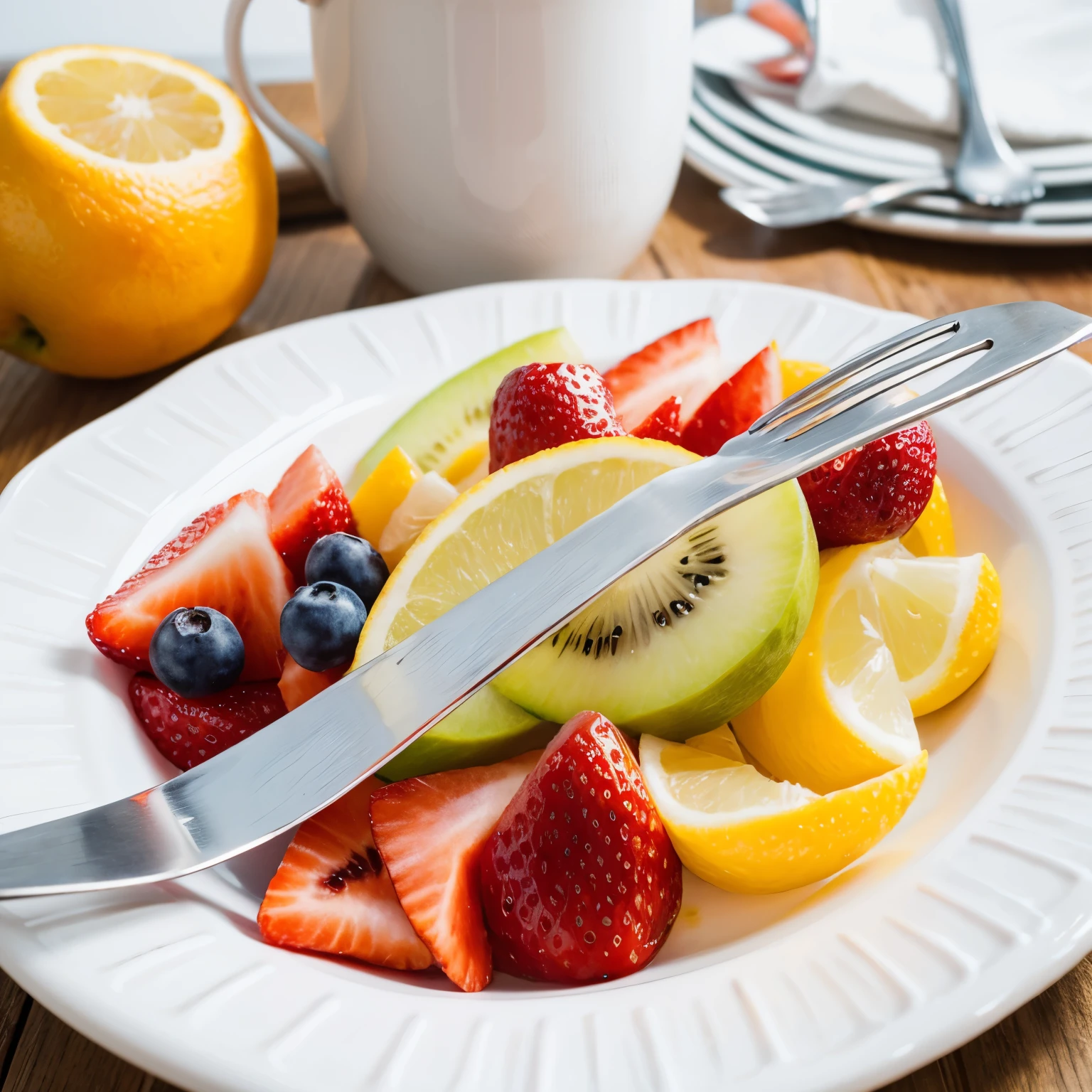 Disposable fruit fork，OK fork，Disposable fork