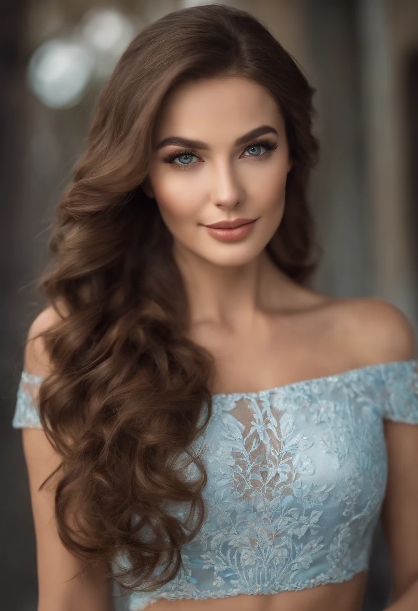 (Best Quality, 4K, 8K, High Resolution, Masterpiece: 1.2), (Super Detailed, Realistic, Photorealistic:1.37)A captivating young girl, donning a striking ensemble of red and blue, stands before a window with an air of toughness and determination. Her enchanting eyes are exquisitely detailed, capturing every glimmer and depth, while her lips boast a meticulous beauty that is both captivating and alluring. The level of detail extends to her entire face, each contour and feature meticulously rendered to perfection, creating a sense of hyper-realism that draws the viewer in. (( super crazy hairstyles, beautiful long hairs, crazy long hairs, super long hairs, long hair, crazy long hairs, super long hairs , Long wavy hairstyle))
The girl's attire, reminiscent of oil painting art, is a work of art in itself. The fabric, skillfully crafted to resemble vibrant brushstrokes, adds a touch of dynamism to her overall appearance. It is a true reflection of the artist's talent, showcasing a mastery, (NSFW:1.5)