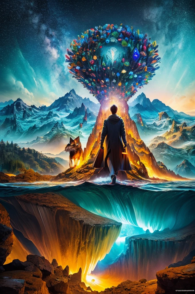 (best quality,4k,8k,highres,masterpiece:1.2),ultra-detailed,(realistic,photorealistic,photo-realistic:1.37),vector logo design,vector creation,central alignment design,inspired by Leonardo Diffusion,on the way of the journey,astonishing detailed texture of dog,facing the viewer,explaining the importance of,graphic engine 5,3D image,full frame,lifelike representation,5,2 girl and 1 dog,using high-end digital tools,colorful creation,impressive lighting and shadow effects,highly polished surface finish,fine lines,precise definition,dynamic perspective,showcasing the intricate patterns,intense creativity,masterful composition,meticulous attention to detail,vibrant color palette,stunning visual impact,majestic backdrop,seamless integration of elements,endless creativity and imagination,unique art style,a harmonious blend of realism and abstraction,unparalleled level of artistic skill and craftsmanship,unconventional exploration,mesmerizing beauty,evocative atmosphere,mysterious and enchanting,awe-inspiring,unforgettable visual experience,inspiring and thought-provoking.