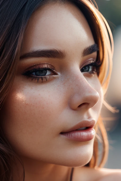 ultra-detailed close-up most beautiful woman face in the world, masterpiece, 4K, intricate details, photography, realistic render, cinematic lighting, cinematic bloom
