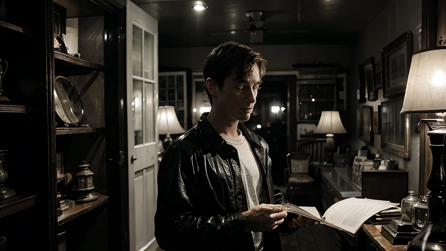 One rainy night, Lucas found an old black and white short film in an antiques store.