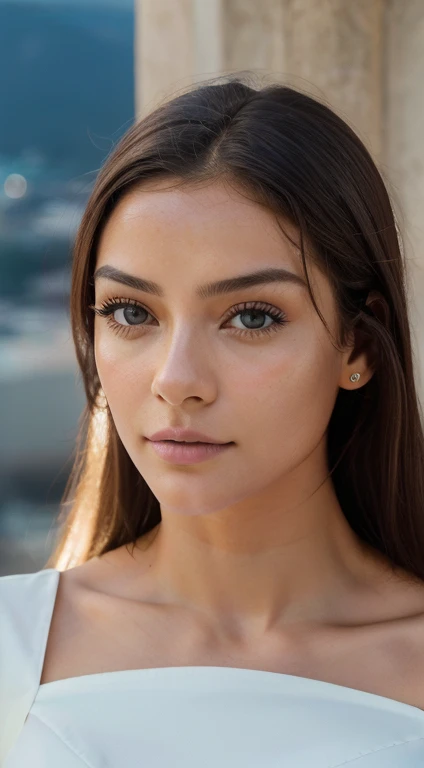 Foto de uma jovem europeia de 22 anos, Cru, linda mulher, realista, olhos azuis, sexy, (cabelos loiros ondulados extra longos), ((detalhado face:1.2)), ((detailed facial features)), (pele finamente detalhada), pale skin, Fundo da torre Eiffel, moist, moist, Refletores, (obra de arte) (perfectly proportioned)(photos realista)(melhor qualidade) (detalhado) fotografado em uma Canon EOS R5, Lente de 50 mm, f/2.8, nffsw, (8k) (cinematic lighting) (dramatic lighting) (sharp focus) (Convoluto) fashion, from above