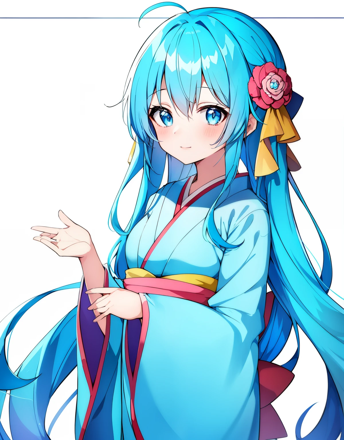 Anime girl with blue hair and blue eyes, Best Anime 4K Kona-chan Wallpaper, anime wallpaper 4k, anime wallpaper 4k, Wallpaper Anime Blue Water, anime style 4k, anime art wallpaper 4k, anime art wallpaper 4k, Kantai Collection Style, 4k anime wallpaper,,Anime girl with blue hair and blue eyes wearing a kimono, anime moe art style, mikudayo, , teal hair anime girl, in kimono, in kimono, shirabii, Cute girl anime visual, hatsune miku portrait,long hair