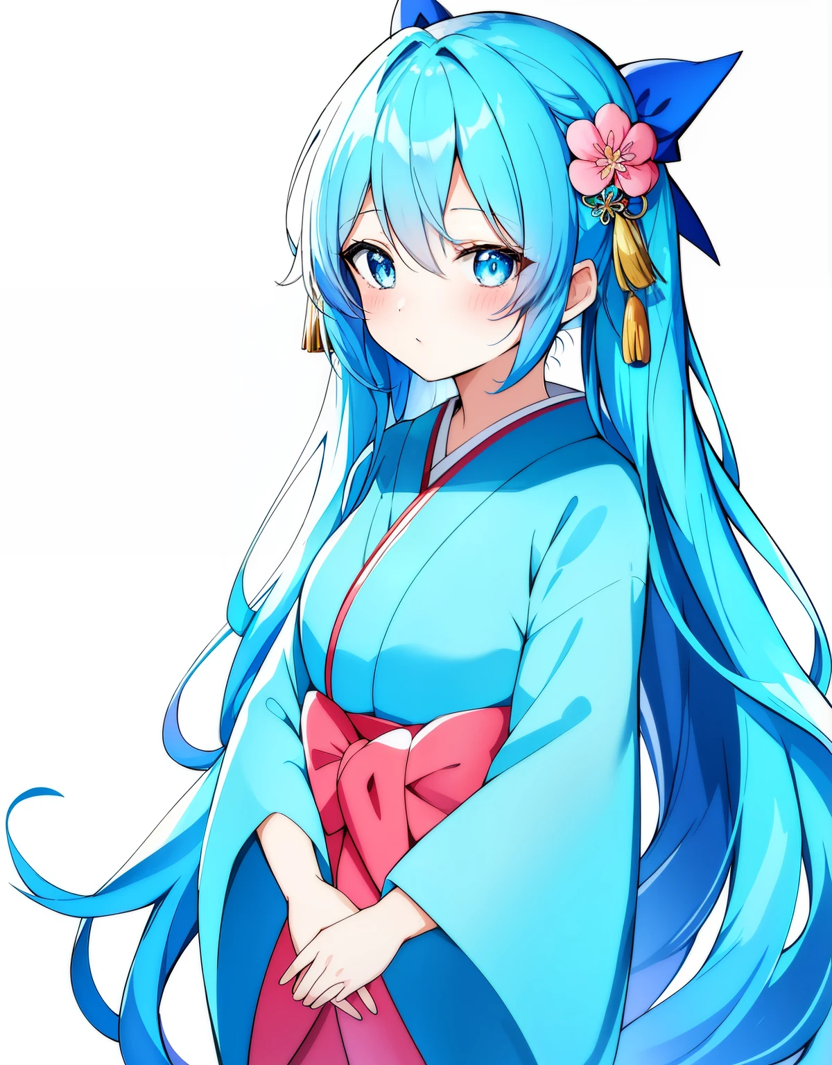 Anime girl with blue hair and blue eyes, Best Anime 4K Kona-chan Wallpaper, anime wallpaper 4k, anime wallpaper 4k, Wallpaper Anime Blue Water, anime style 4k, anime art wallpaper 4k, anime art wallpaper 4k, Kantai Collection Style, 4k anime wallpaper,,Anime girl with blue hair and blue eyes wearing a kimono, anime moe art style, mikudayo, , teal hair anime girl, in kimono, in kimono, shirabii, Cute girl anime visual, hatsune miku portrait,long hair