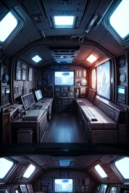 (best quality,4k,8k,highres,masterpiece:1.2), ultra-detailed, realistic:1.37, interior of the TARDIS with a view of the Arav's Clock in a building with a skylight, TARDIS control room, inside the Starfleet headquarters, interior of the TARDIS with people conducting experiments, aperture science testing laboratory, interior of a battlestar, movie screenshot, spaceship cabin, movie screen capture, interstellar infinite portal, spacecraft interior