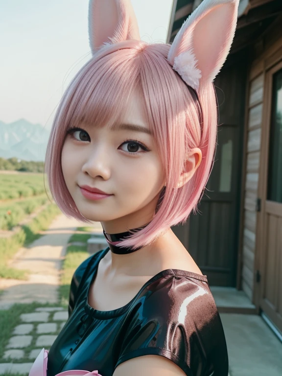 nudity, explicit] NSFW Campfire at Night、Pink short cut hair，(8K, top-quality, ​masterpiece:1.2), (realisitic, Photorealsitic:1.37), ultra-detailliert, 1 girl in, full body Esbian, camp，Mountain at night、bonfire、Alpha Layer、cute little、独奏、Beautiful detailed sky、(A smile:1.15)、tiny chest、Eyes in Beautiful Details、、（short-hair：1.2）、Floating Hair NovaFrogStyle、masuter piece、Pink Shortcut Bob、Realistic rabbit ears、Pink realistic rabbit ears、Realistic ears of rabbits sticking out of the head、Pink hair、Beautiful girl in her 20s、Bewitching atmosphere、Beautiful shaped hands、K-POP、Pink rabbit ears、1 girl in、独奏、​masterpiece、top-quality、realisitic、Hyper-detailing、(Glossy skin:1.4)、absurderes、short pink hair、Slender beauties、动态照明、hight resolution、foco nítido、depth of fields、(thick thight:1.0)、A slender :1.2，((Short-cut bob hair))、((k pop:1.3))，Highly detailed facial and skin texture、((魅惑的))，Anatomically correct number of fingers，Correct anatomy