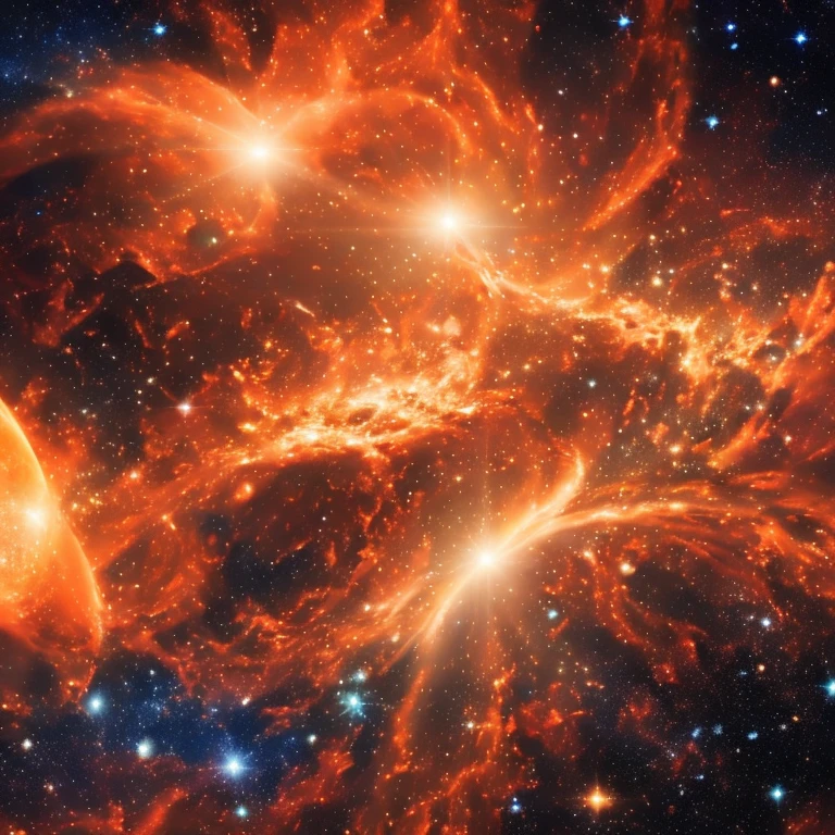 God in space with indescriptible form
