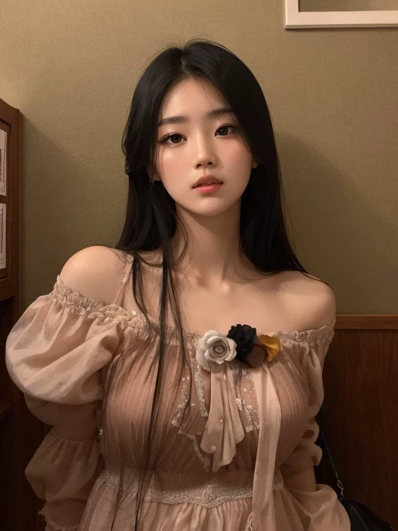 there is a woman that is taking a selfie in a mirror, Ulzzang, linda mulher sul-coreana, linda jovem coreana, linda jovem coreana, Xintong Chen, beautiful chinese model,  coreana, wenfei you, Xisionwu, Bela Delfina, sakimichan, Jinyoung Shin, a young Asian woman,  chinesa, beautiful asian girl