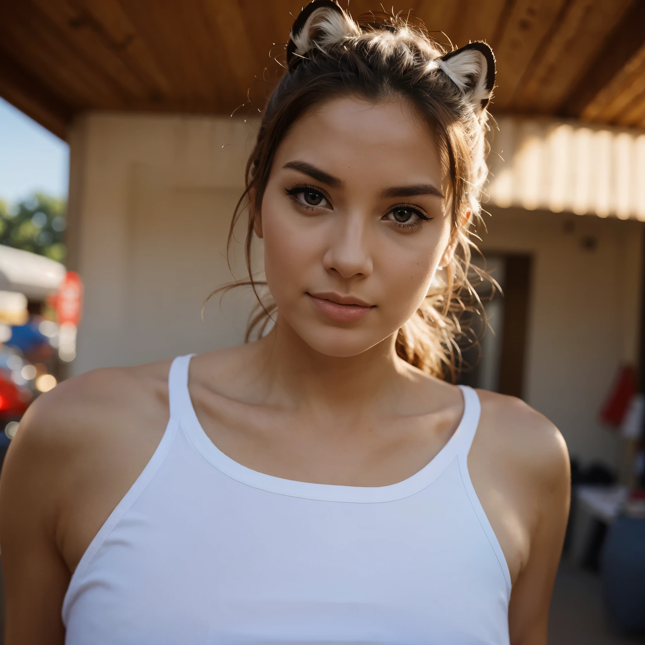 White tiger face 