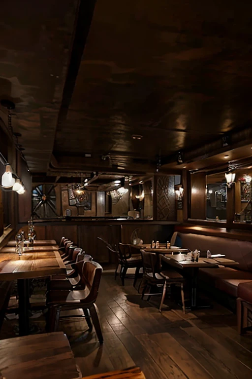 create pirate style restaurant design