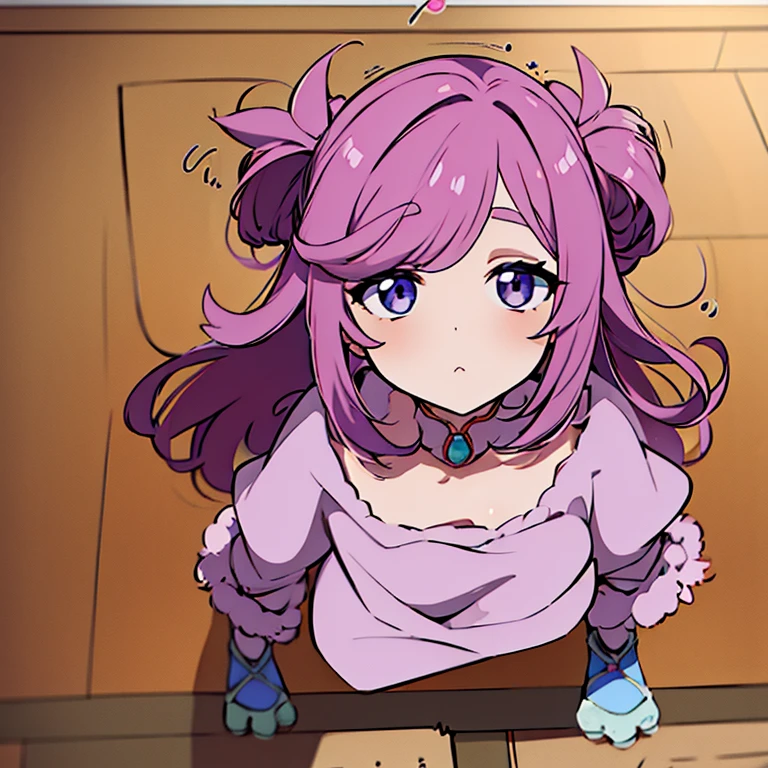 masterpiece, best quality, 1 boy, Astolfo, Feminization, long Weaving, Weaving, Hair between the eyes, hairpin, Long hair, Black skirt， hooded jacket, Hairpin, shirt, Open clothes, outdoor, mini skirt, black bow,  jacket, Long hair, Long sleeve, Black pantyhose, purple jacket, Sitting on the bed, 有条纹的 shirt, Headband, Variza, With a black dividend, Black soles,  Black pantyhose,  Foot view, Protruding feet, Wet feet, Focus on the feet, Steam around feet，Bottom-up view 