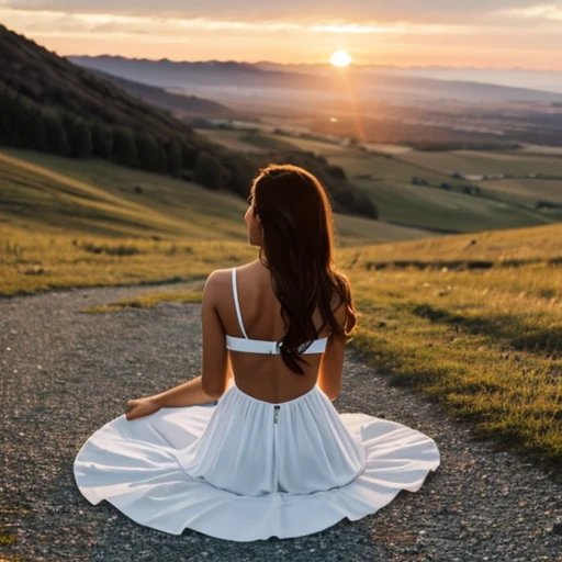 A blank canvas lit by the sunrise, symbolizing a new day full of possibilities. Add pops of bright colors to represent your unfulfilled dreams.