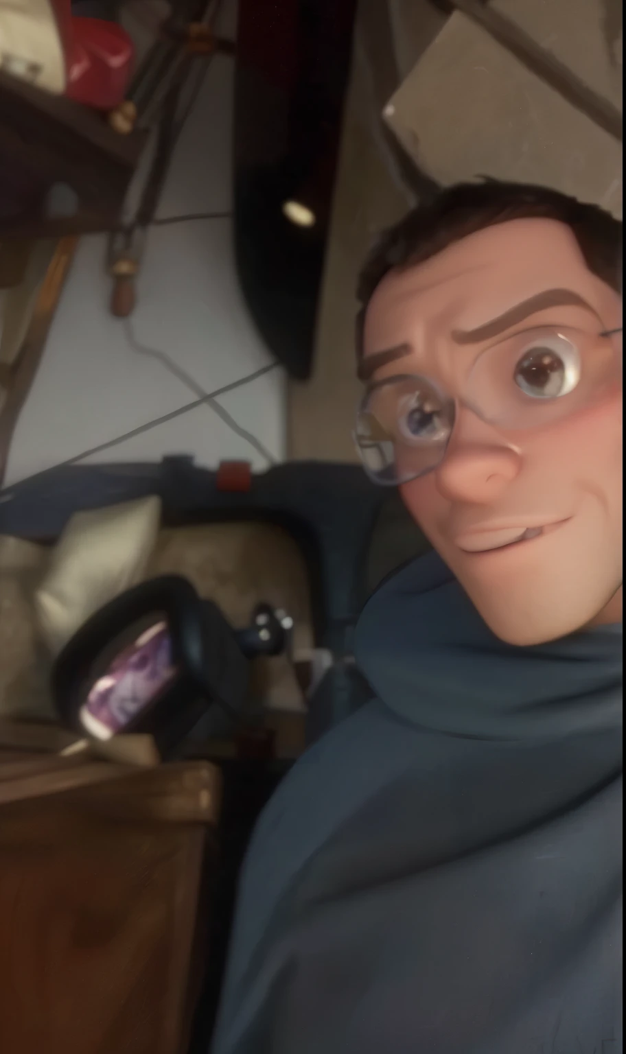 Reproduza a imagem como fosse um personagem da Disney Pixar