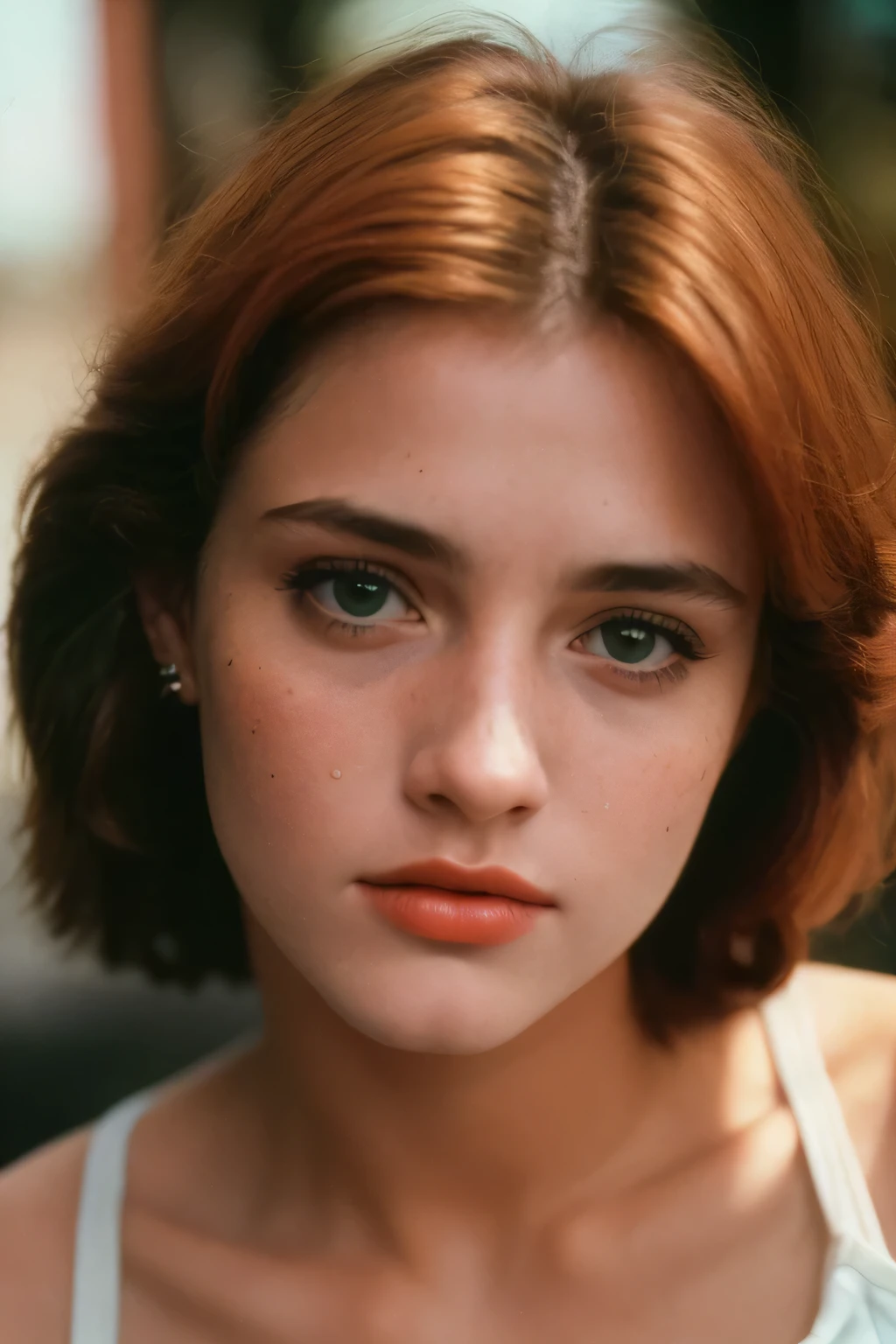 (Close-up, fotografia editorial de uma mulher de 21 anos), (Rosto altamente detalhado:1.4) (sorrir:0.7) (fundo dentro escuro, Moody, estudo privado:1.3) Pov, Directed by: Lee Jeffries, Nikon D850 |, filme fotografia de stock ,4 Kodak Portra 400 ,camera f1.6 lentes ,cores ricas ,hyper realistic ,textura realista, dramatic lighting , cinestill 800,