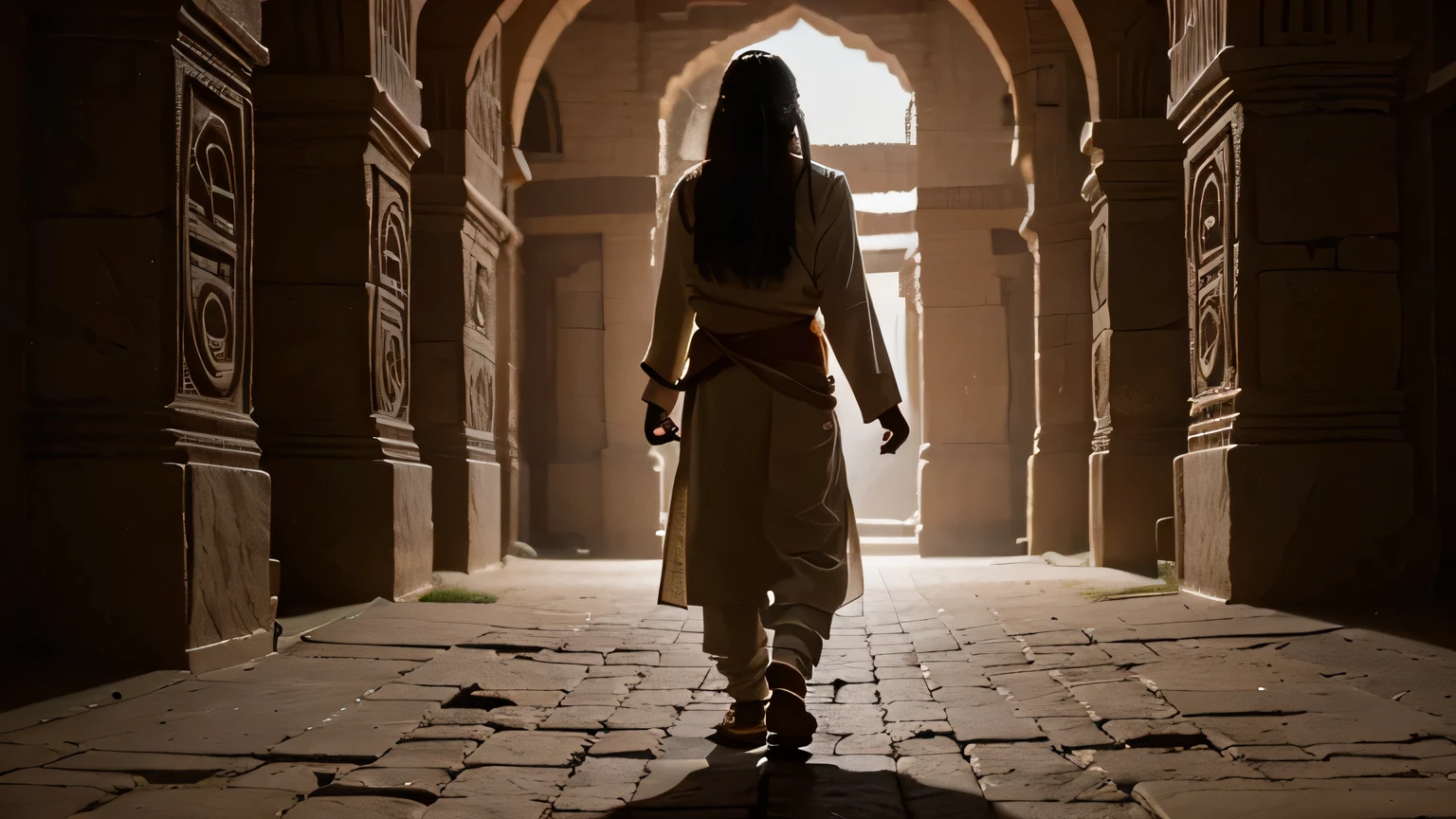 Generate an intriguing visual representation for the title "Secrets of the Past - Unraveling The Indus Valley Mystery."
