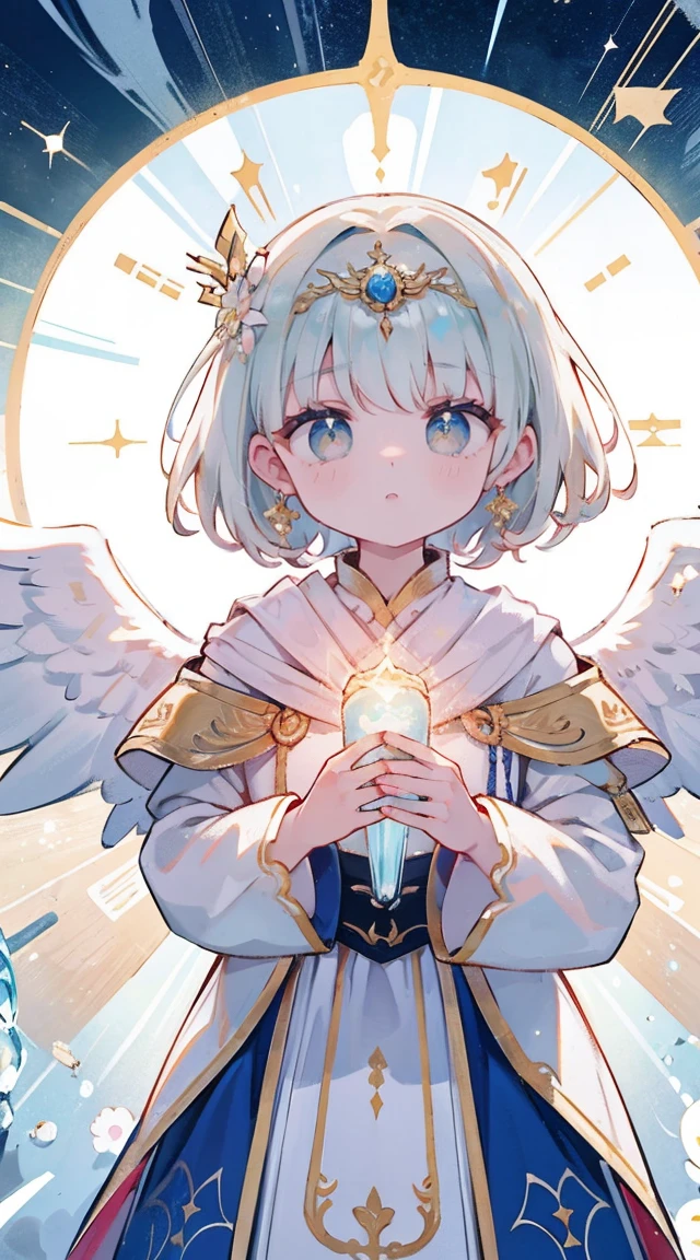 Uma garota、Composition seen from a distance、Fundos pretos、Deus、bonitinho、obra-prima、obra de arte、maximum quality、Qualidade de imagem superior、Divindades々Certo、dor、desejar、aura de luz、asas de anjo、Circle of Angels、ren、brilha、brilho、fechando o olho