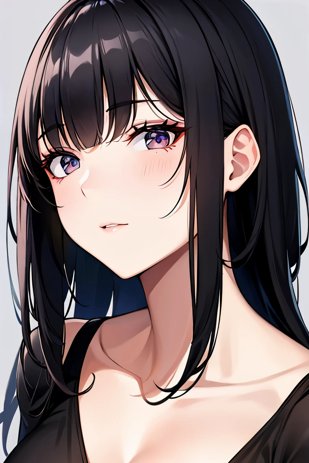 black-haired beauty
