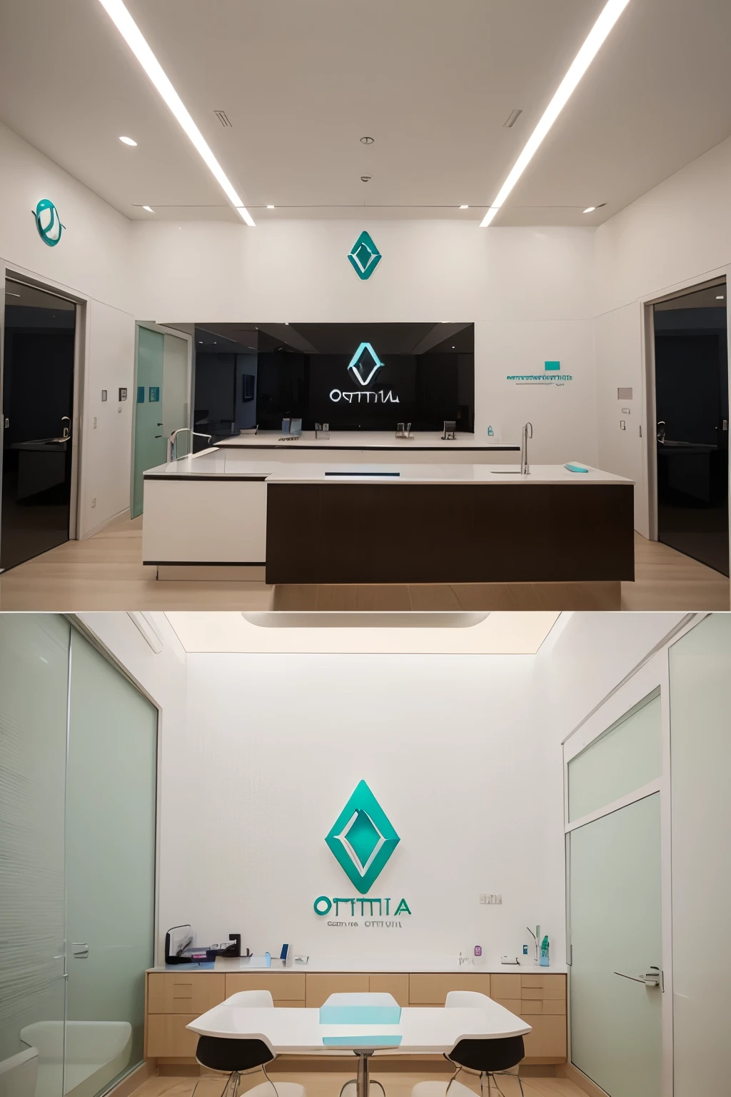 Design a visionary logo for Ortovital, a modern and futuristic dental clinic. Incorporate advanced design elements and make sure that the name "Ortovital" is clearly visible in the logo.