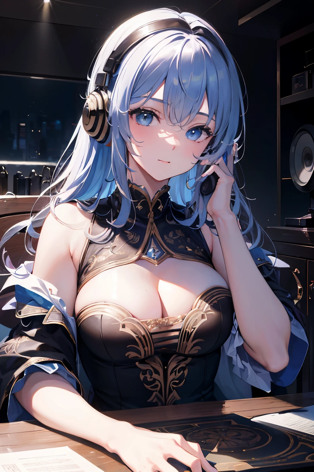 Masterpiece, best quality, (extremely detailed CG unified 8k wallpaper) (top-quality), (The best illustrations), (best shade)
Three dio microphones, binaural mic,
Pure, warm tone background, meticulously depicted,
Capture every nuance of sound,
Best illustrations showcasing every detail,
Best shade creating an inviting atmosphere.