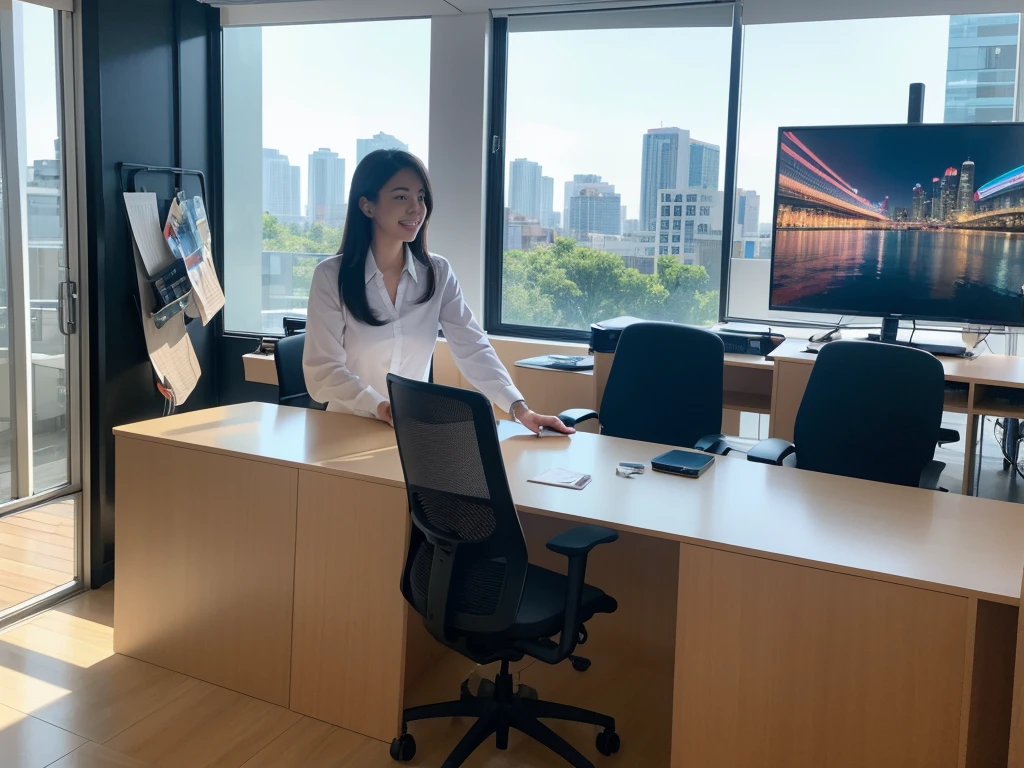 corporation,office,people,work,team (best quality,4k,8k,highres,masterpiece:1.2),ultra-detailed,(realistic,photorealistic,photo-realistic:1.37),professional,vivid colors,sharp focus,physically-based rendering,bokeh,glowing lights,modern architecture,dynamic atmosphere,busy environment,productive atmosphere,well-dressed professionals,diverse workforce,motivated employees,team collaboration,innovative ideas,creative workspace,high-tech equipment,efficient workflow,comfortable workstations,cozy meeting rooms,state-of-the-art technology,work-life balance,positive energy,progressive company culture,sustainable practices,inspiring leadership,goaented approach,celebration of success,constant growth and development,dedication and determination,rewarding achievements,leadership and teamwork,positive and motivating atmosphere
