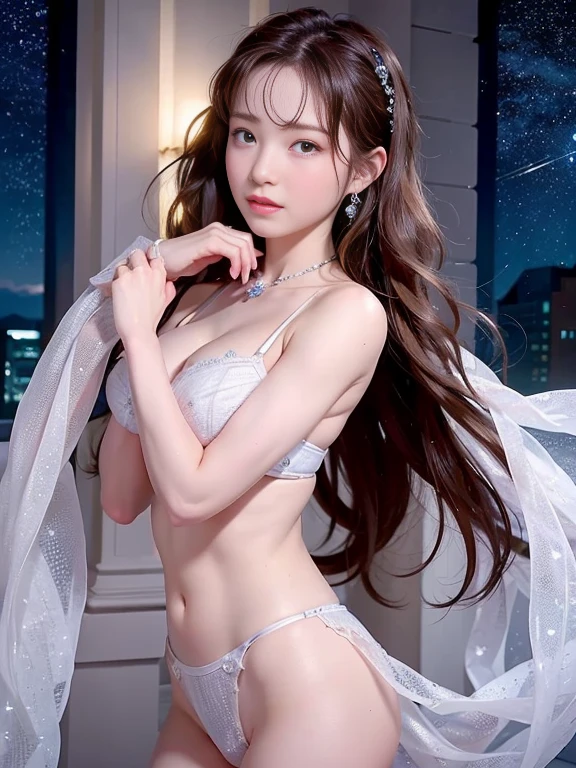 Masterpiece,Highest quality,A ring ,(No Man),The ring is like a river of stars,Wrapped around the end from beginning to end,Delicate rings,Starry sky in the ring,The sheen,simple backgound
