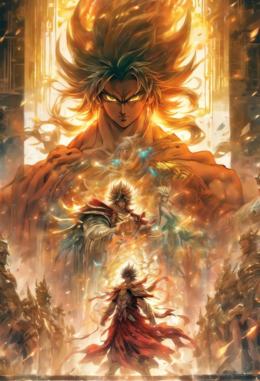 /imagine prompt: A solemn prince sitting on a throne, two rebellious individuals kneeling in front of him, bound by ropes, with a look of resistance on their faces, his subordinates standing by, ready to take action, a scene full of tension and authority.,32k, best quality, masterpiece, super detail, high details, by Makoto Shinkai ,in the style of the stars art group xing xing, --niji 5"