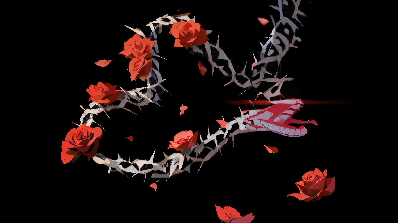 rose and snake。