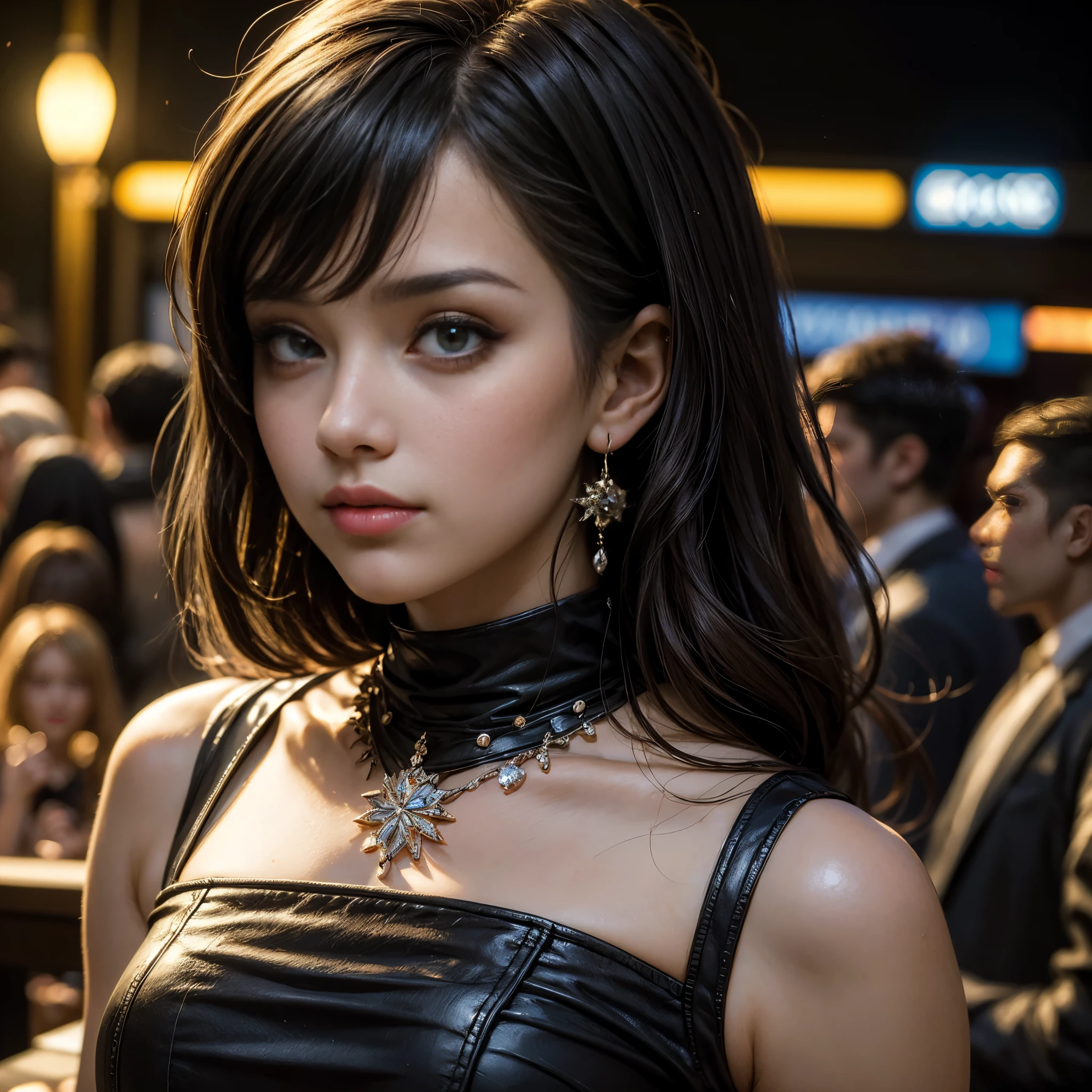 ((best quality)), ((masterpiece)), (detailed), perfect face, Ready to hit the nightclubs, 1girl