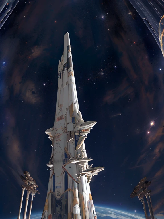 universo, Galaxia, Profundo space, nave espacial interestelar (Little), Luz de las estrellas, grandioso, Profundo, future technology, Guerra, realismo