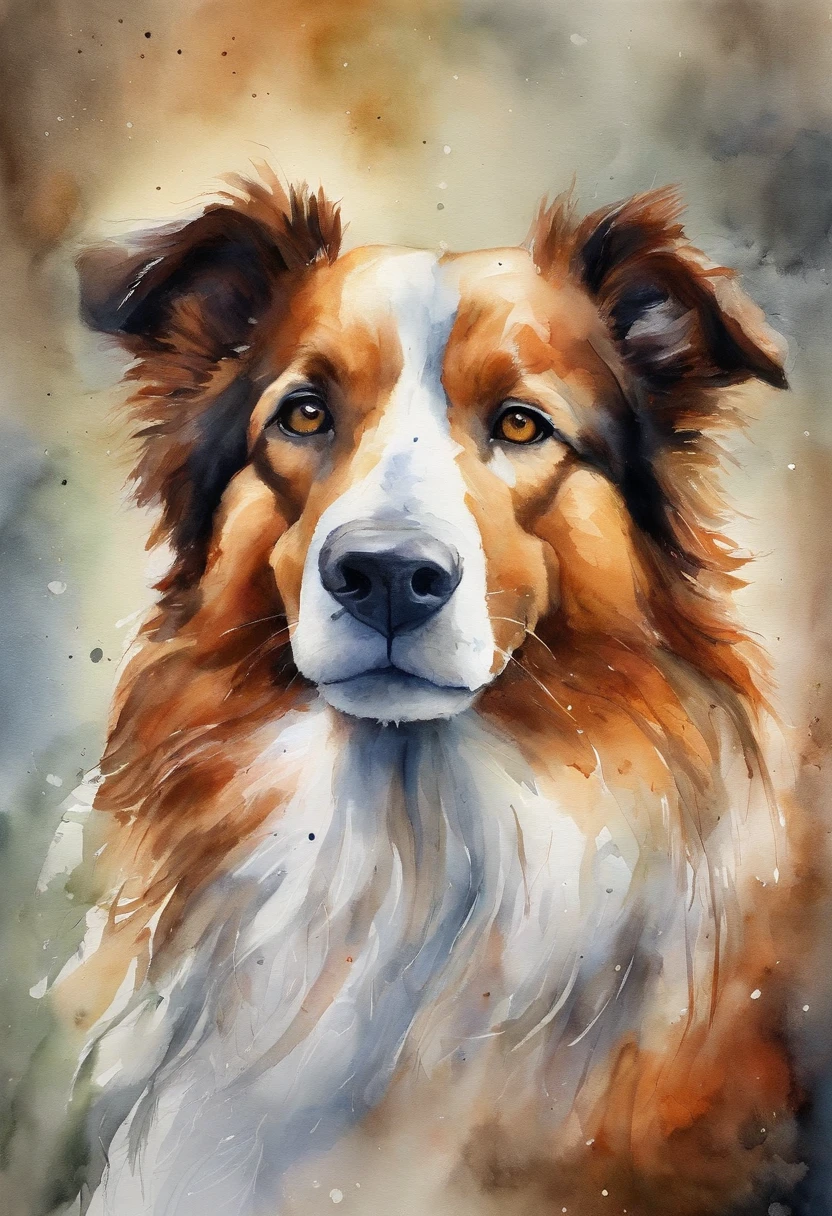8k,obra-prima,alta qualidade,Collie or border collie dog, ele veste roupinhas fofas, ele usa roupa de pets, estilo desenhos animados,figura de pau,linhas de trabalho,illustration,Q version,Under the tree,Sente-se e coma caqui, magical world fantasy mystical