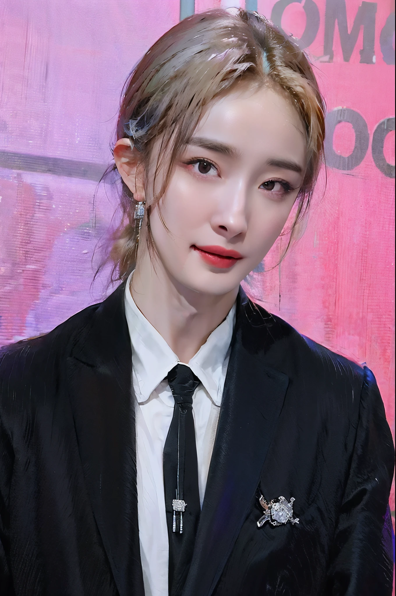 Hombre araffado con traje y corbata posando para una foto., cai xukun, beautiful androgynous prince, Jung Jaehyun, delicate androgynous prince, kim doyoung, xqc, retrato de jossi de blackpink, yanjun chengt, hsiao-ron, steven jung, hyung tae, androgynous man, Jinyoung Shin
