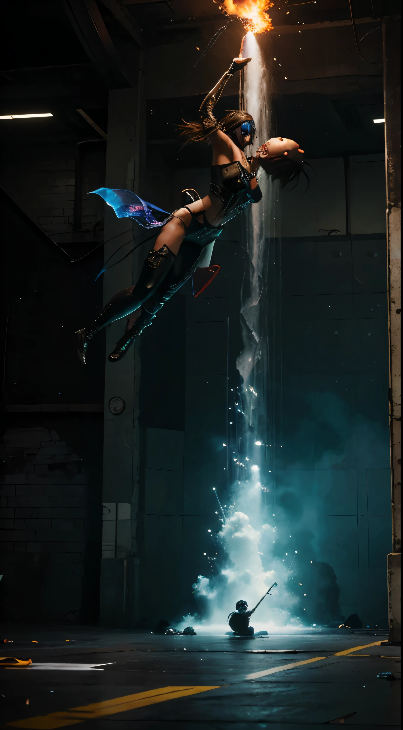Create a captivating visual narrative in homage to the creativity of Stan Lee, misturando estilos de Asencio e Wall. Imagine uma cena hipnotizante celebrando o legado de Lee, filled with dynamic elements. Capture the magical essence of Wall's art, interweaving fantastical elements with Lee's iconic characters. Crie uma imagem que honre seu legado duradouro, adicionando ultra-detalhado, cyberpunk-inspired elements reminiscent of Salvador Dali in a cinematic image."