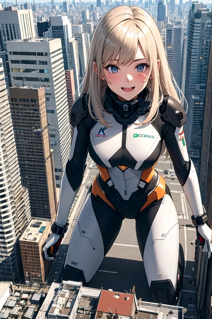(best quality, Ultra Detailed:1.3), sharp focus, full color, (midnight:1.3),
(1girl,solo:1.3), (college age:1.0), Shiny hair, shiny skin, (exposed skin:0.0), Sparkling eyes, (laugh:1.0), (casual clothes:0.3), tricolor outfit, (mech girl:0.9), (mechanical suit:0.9), stylish pose,
 Science fiction, City, (destruction, Collapsed buildings:1.0), giantess, gts, [Giantess concept v4:0.0]