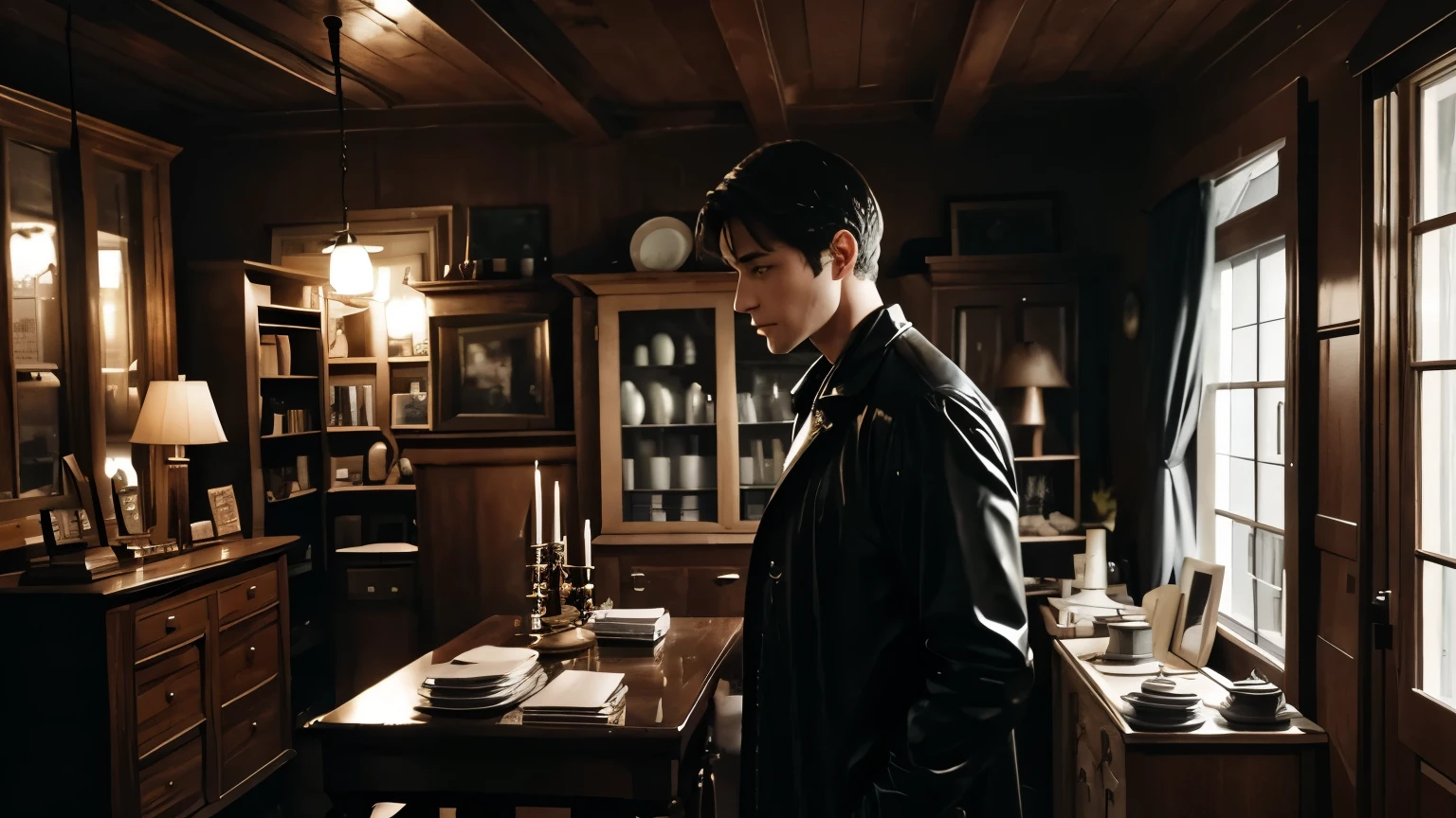One rainy night, Lucas found an old black and white short film in an antiques store.