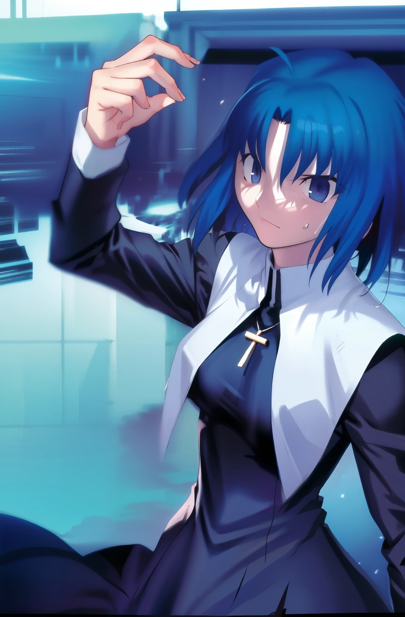 Small hand, ciel_(tsukihime), 1thumb,
